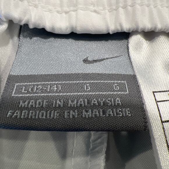 Nike Women's Elastic Waist Athletic Workout Capri Pants Size L (12-14) White Red - Picture 6 of 7